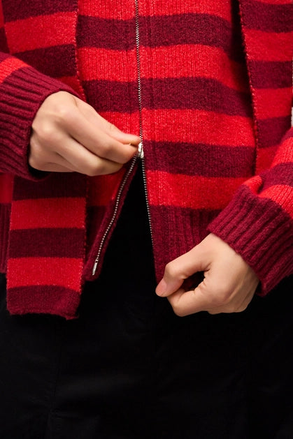 The Scarlett Sweater - Red/Burgundy
