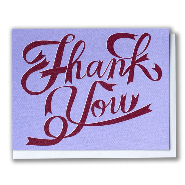 Ribbons Thank You Note Card