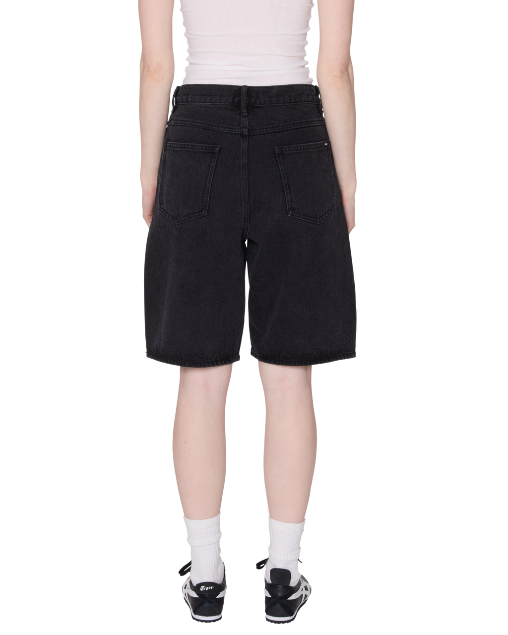 Pike Denim Shorts - Faded Black