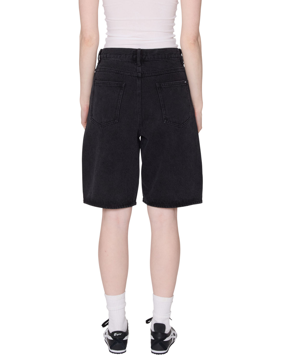 Pike Denim Shorts - Faded Black