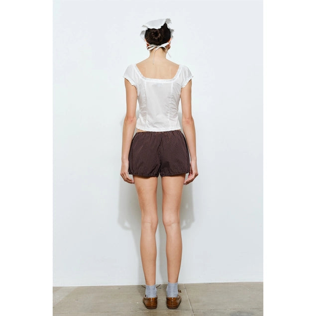 Ingrid Ruffle Top w/ Matching Headscarf