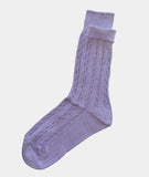 Cable Knit Dress Socks