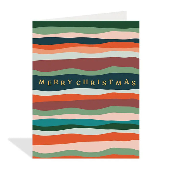Holiday Stripes Card