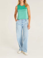 Sloane Stripe Terry Tank