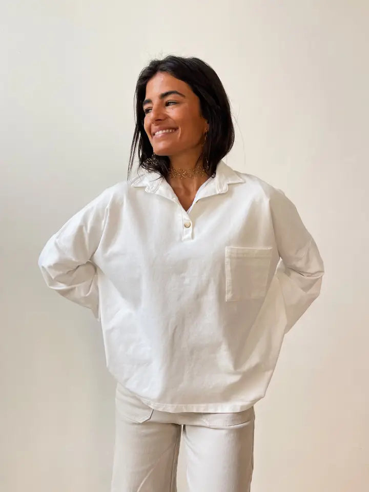 White Rugby Shirt