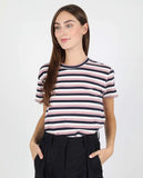 Deanne T Shirt - Navy Blue/Powder