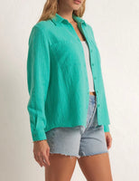 Kaili Button Up Gauze Top