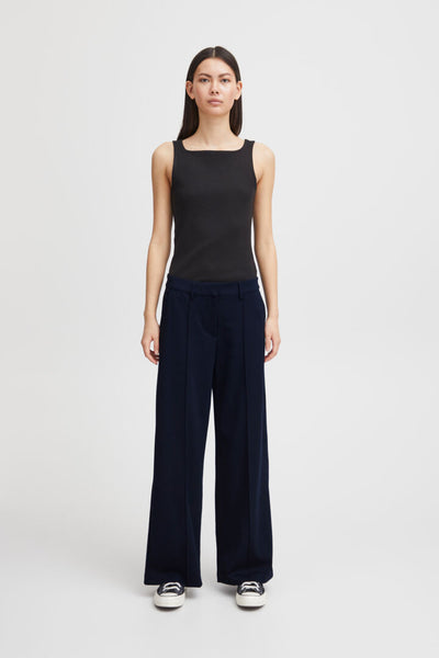 Kate Sus Office Wide Pant - Total Eclipse