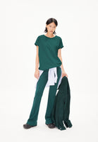 Idaara Organic Cotton T Shirt - Teal Stone
