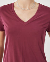 Rynih Tee - Burgundy