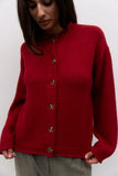 The Hannah Cardigan - Red