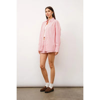 Capri Striped Oversized Button Down Shirt