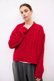 The Pierre Sweater - Red
