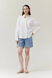 Long Sleeve Cotton Shirt - Off White
