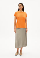 Idaara Organic Cotton T Shirt - Light Tangerine