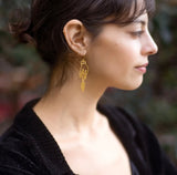 Hand & Thistle Earring