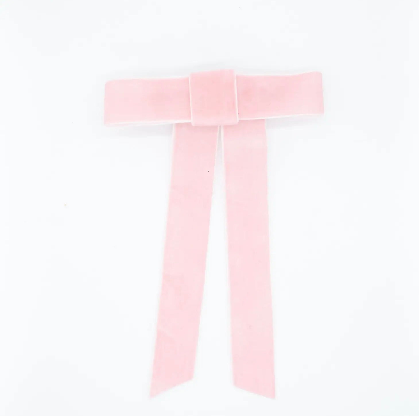 Velvet Bow Barette