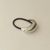 Narrow Crescent Metal Cuff Hair Tie