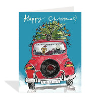 Driving Home for Christmas Card