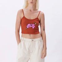 Bubble & Stars Spaghetti Strap Crop Tank
