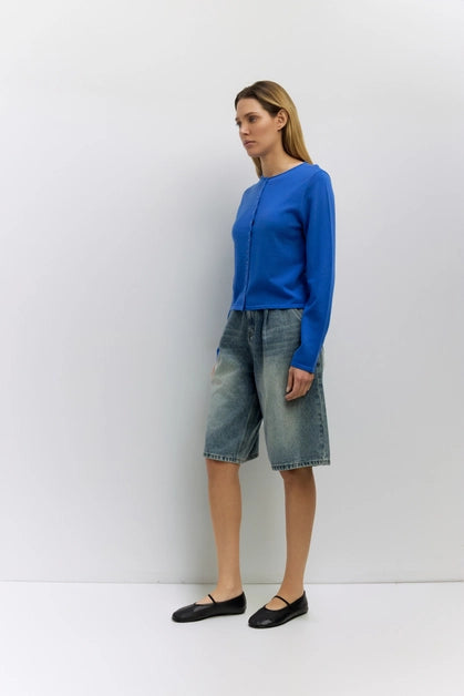 The Shea Cardigan - Blue