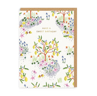Cath Kidston Sweet Birthday Lemon Trees Greeting Card