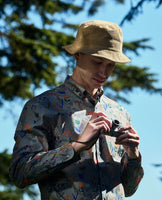 Rainy Field Printed Long Sleeve Shirt