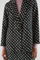 Geometric Print Blazer