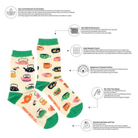Tea Kettle Mismatched Socks
