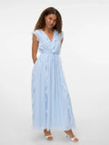 Carmen Sleeveless V-Neck Dress - Skyway