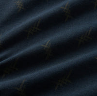 Scholar Oxford Woven - Dark Navy Crosshatch
