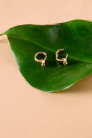 Cobra 18K Gold Plated Huggie Hoop Earring