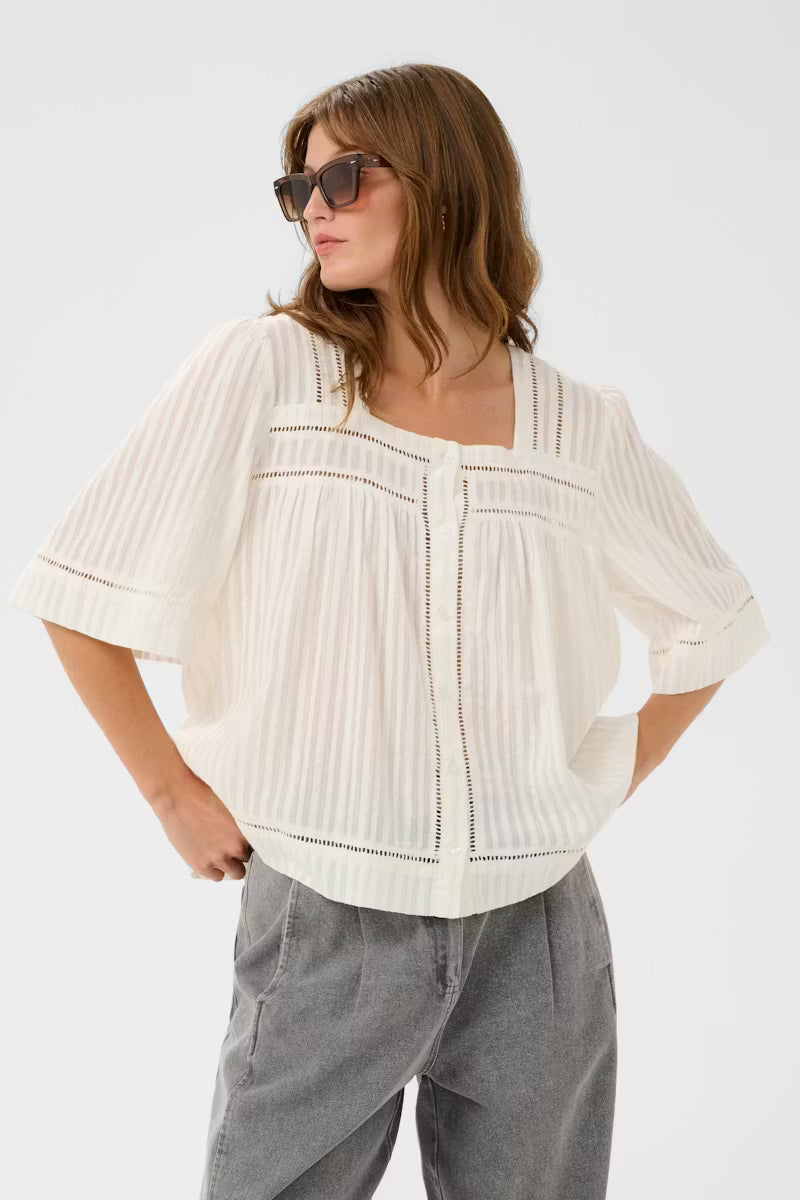 Bianca Blouse - Broken White