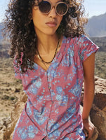 Rae Organic Cotton Top - Pink Multi