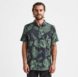 Bless Up Breathable Stretch Shirt - Green Print