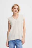 Kamara Waistcoat - Cloud Dancer