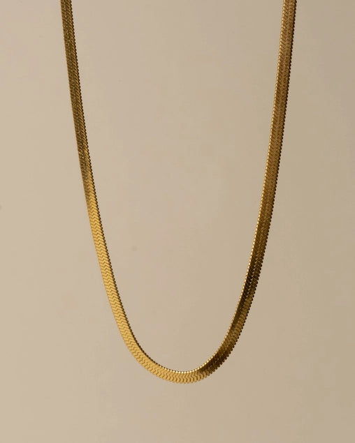 Golden Snake Chain Necklace