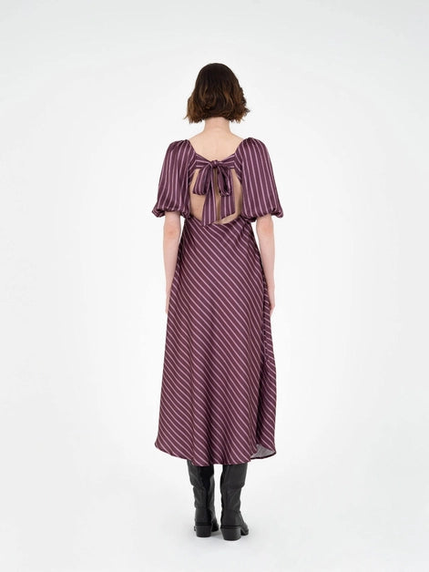 Soulful Striped Midi Dress