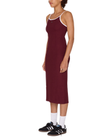 Sideline Tank Dress - Wine
