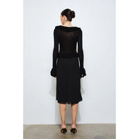 Romina Ruffle Trim Cardigan