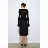 Romina Ruffle Trim Cardigan