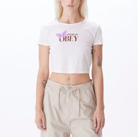 House Of Obey Cropped Chloe Fitted Tee