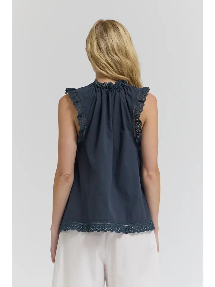 Lace Trim Swing Tank
