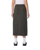 Faye Panel Skirt - Grey Faded