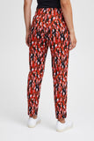 Kate Print Pant - Sugar Almond