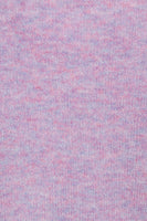 Daisie Short Sleeve Sweater- Lavender Melange