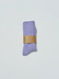 Ribbed Cotton High Socks