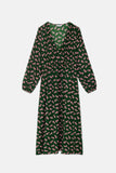 Rabbit Party Cross Midi Dress