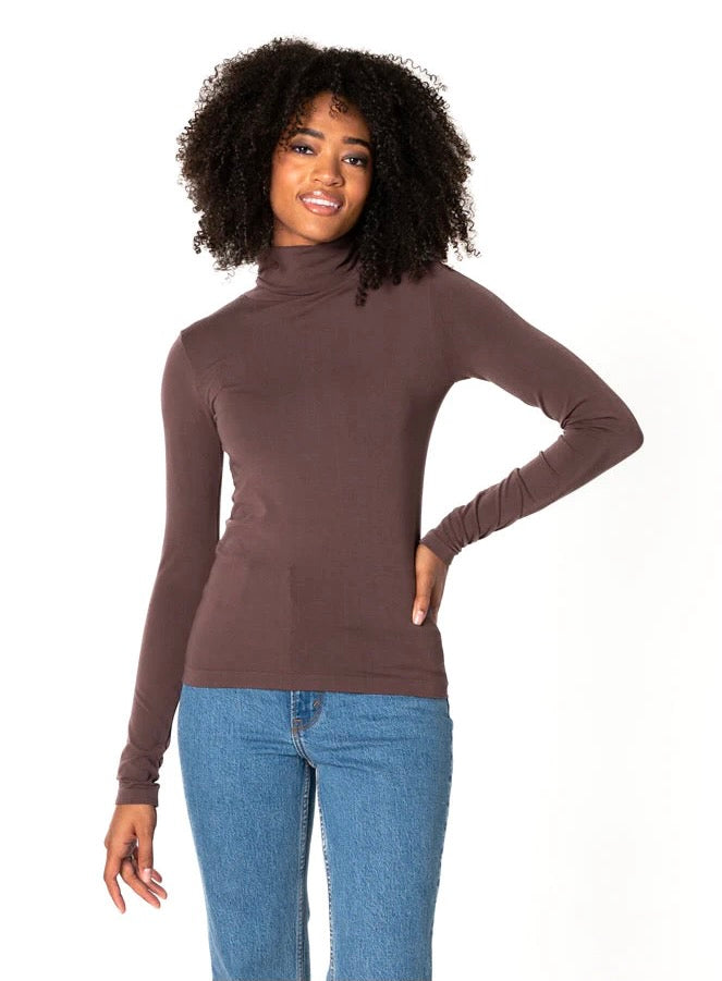 Bamboo Short Turtleneck