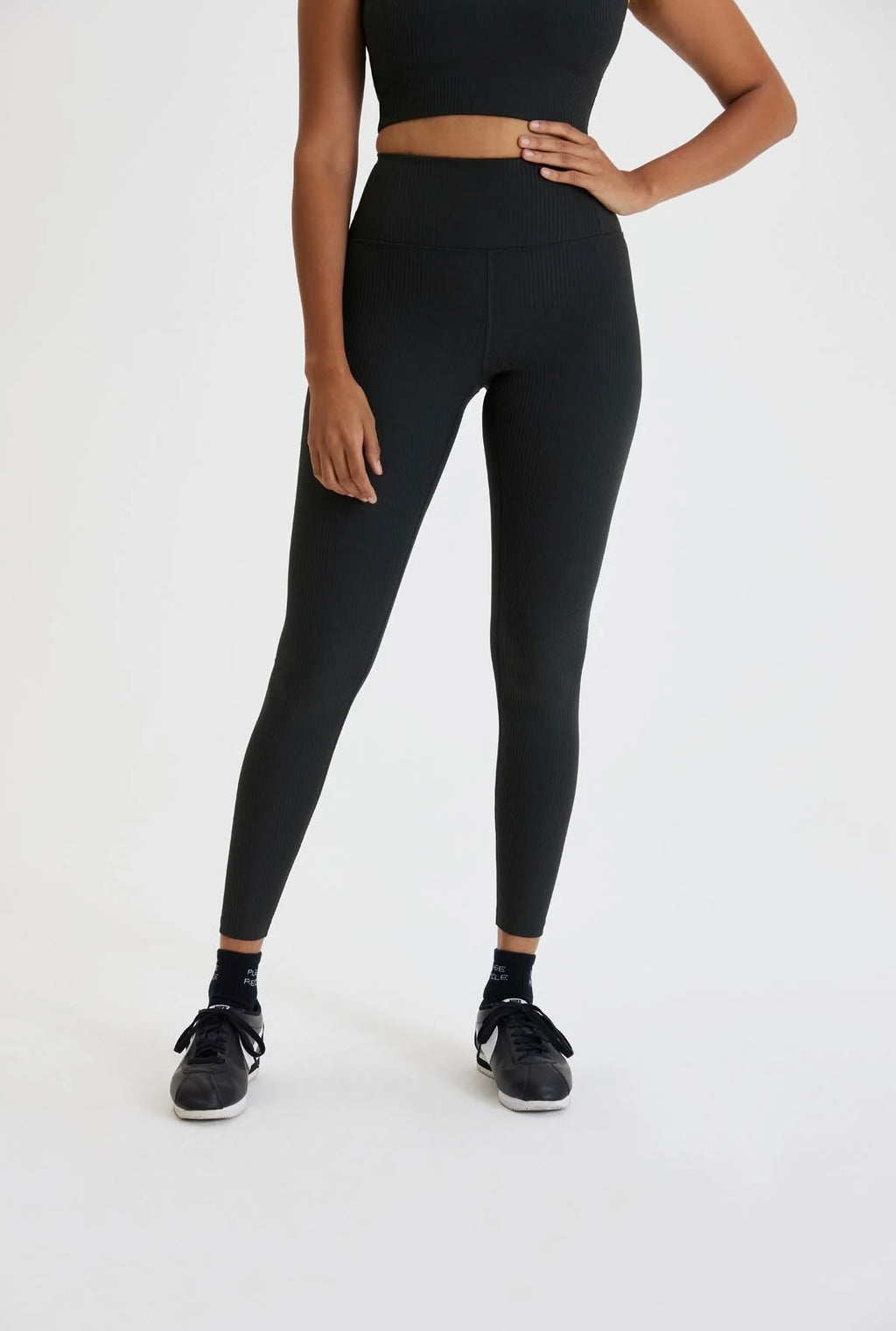 Rib High Rise Leggings